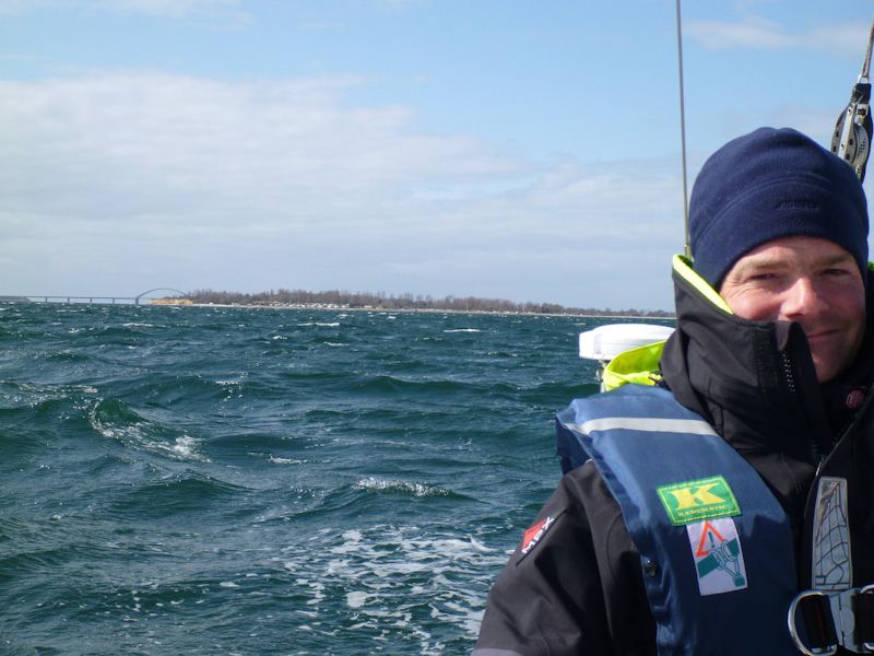 Wir lassen die Fehmarnsundbrücke hinter uns.