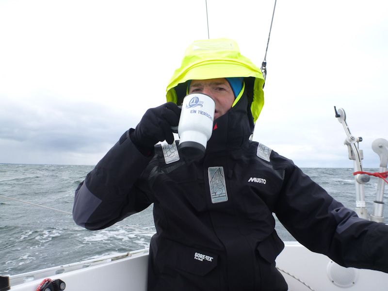 Warmer Tee ist immer mit dabei.