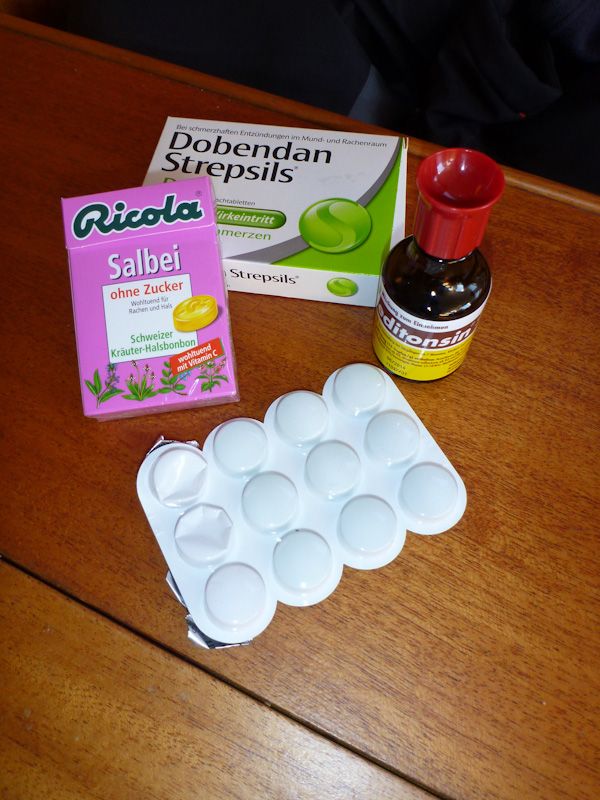 Wir sagen Siljas Halsschmerzen den Kampf an! Morgen sind sie weg.