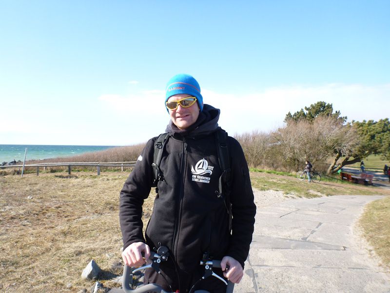 Auch Jan gefällt es - ein paar Grad wärmer, das wäre toll.