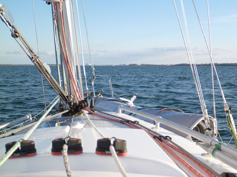 Wir legen ab und düsen nach Stralsund.