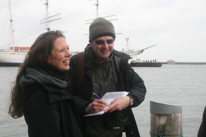 Lena freut sich. (Foto: J. Subklew/Deutsches Meeresmuseum)