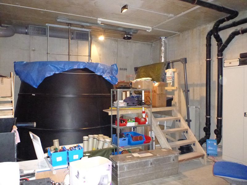 Hier werden die Pods kalibriert.