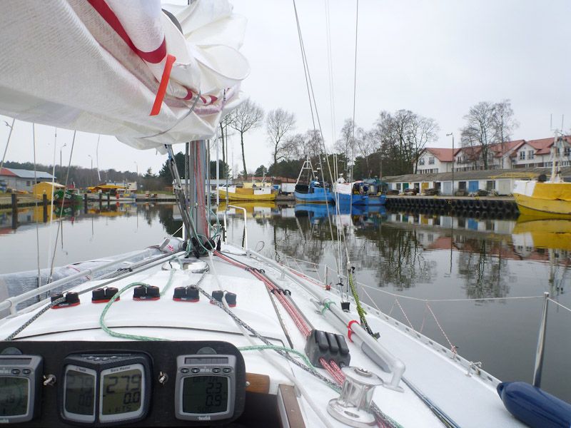 Wir nehmen den Fischereihafen.