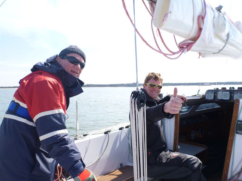 Kurz vor der Einfahrt in den Hafen.