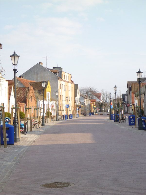 Die Haupteinkaufsstrasse...