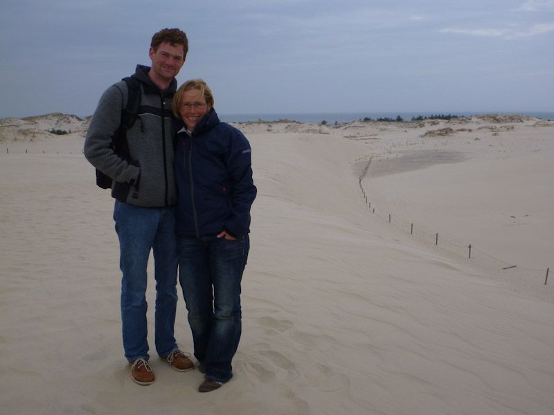 Jan und Silja sind glücklich, hier zu sein.