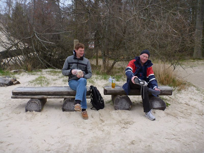 Eine kurzes Picknick, bevor es wieder zurück geht.