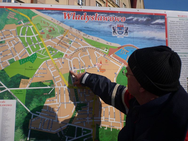 Wir erkunden den Ort.