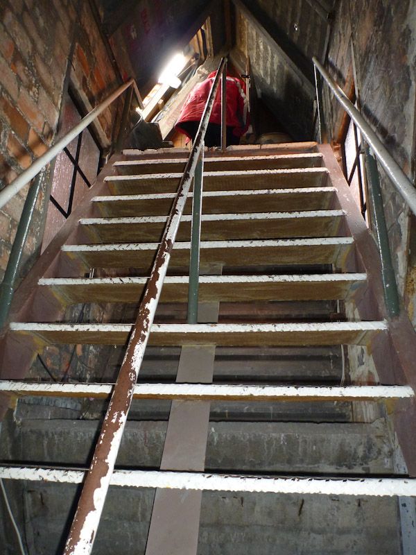 409 Stufen sind es bis zur Spitze.