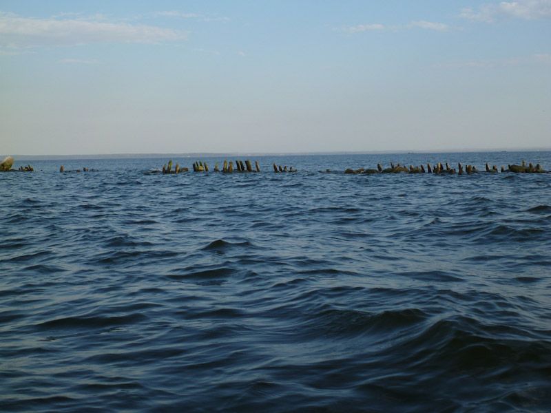 Der Blick ins frische Haff.