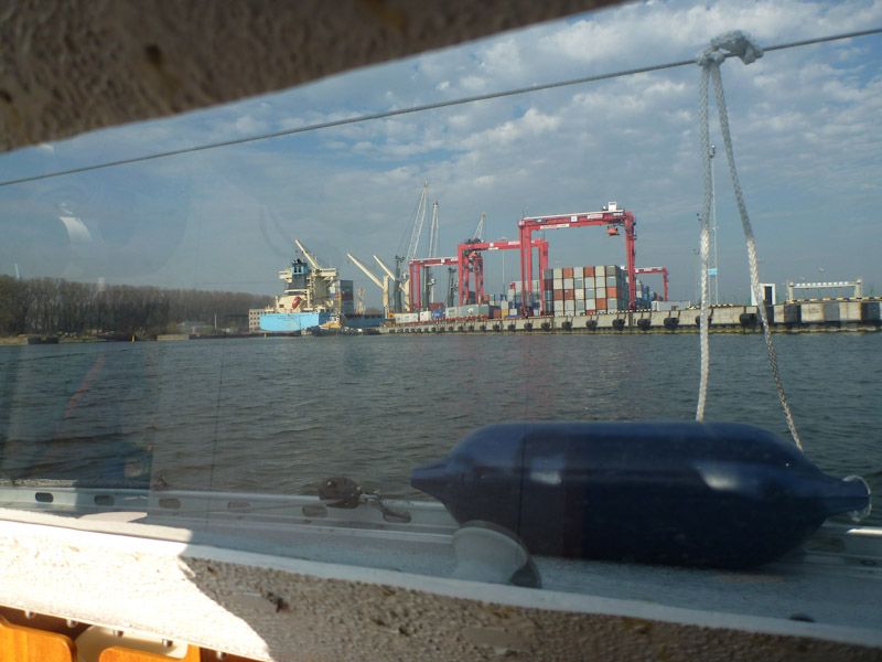 Die Kanalfahrt nach Kaliningrad.