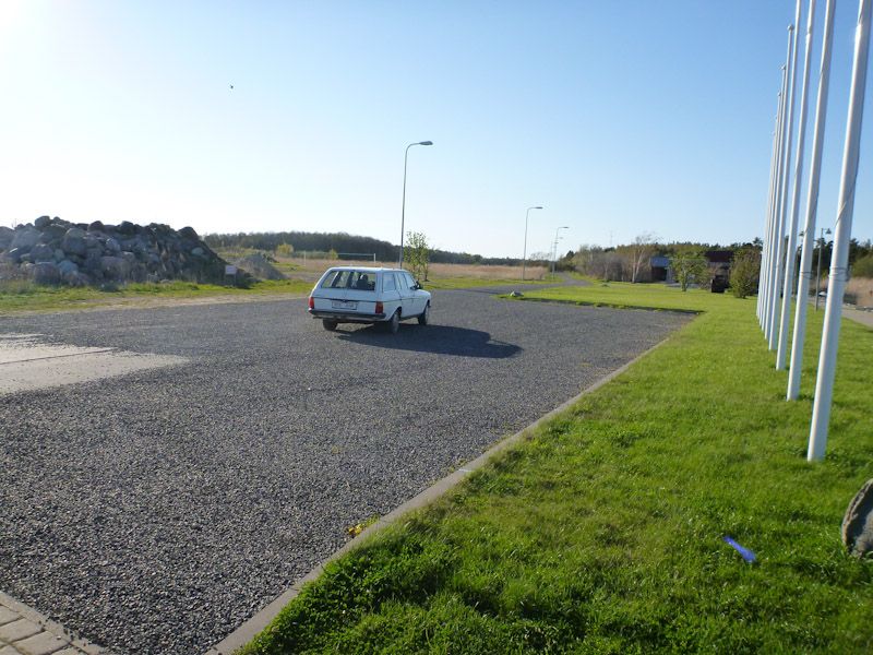 Das ist unser Taxi zum Supermarkt.