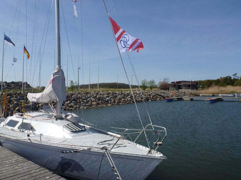 Wir haben einen sehr netten Liegeplatz.