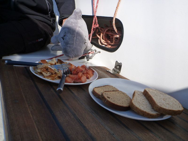 ...und ein Festessen für Schnaufi...