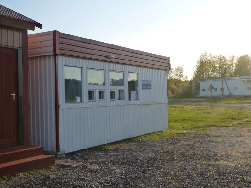 Das Hafenmeisterhäuschen.