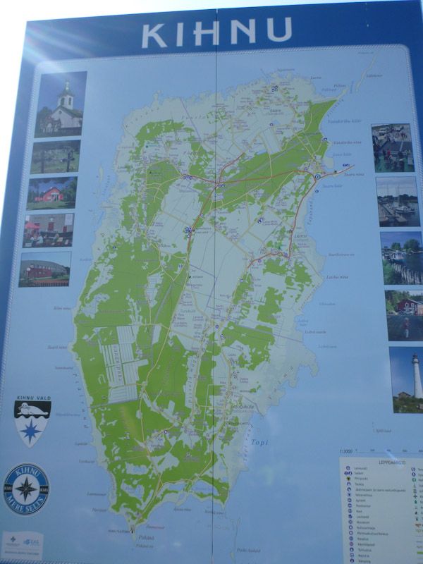 Wir machen eine kurze Rundfahrt über die Insel.