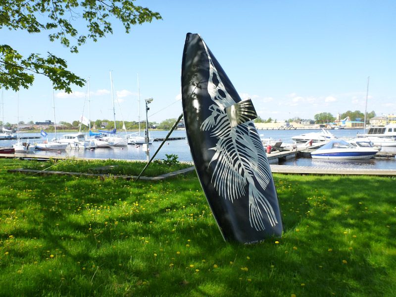 Auch so kann maritime Kunst aussehen.