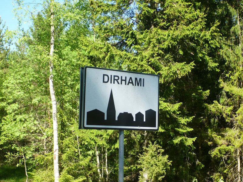 Ortseingang...wo sind nur die Häuser.