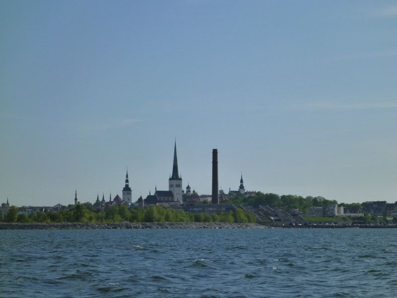 Die Kulisse von Tallinn.