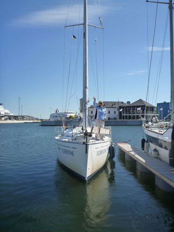 Uwe und Conny verlassen Tallinn! Gute Fahrt!