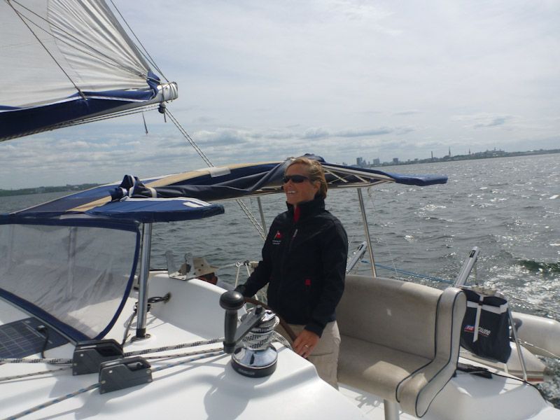 Mal steuert Silja...