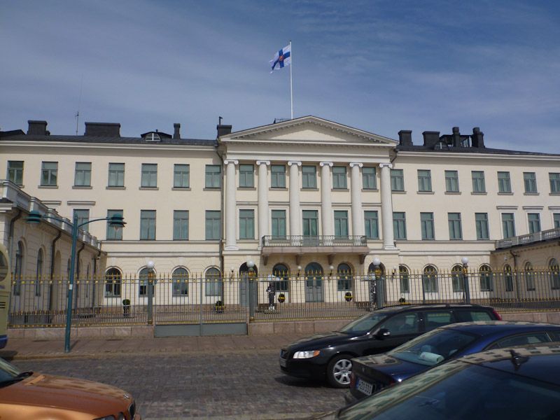 Direkt am Hafen befindet sich der Präsidentenpalais