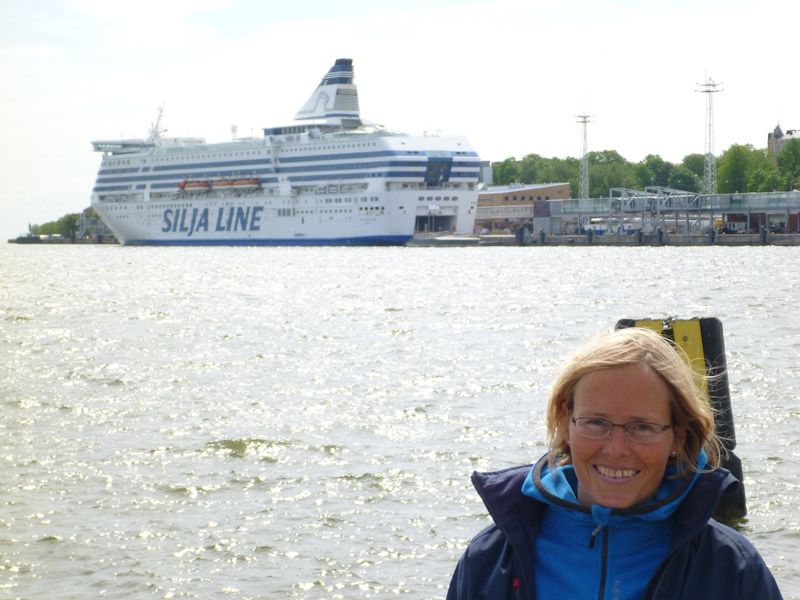 Silja präsentiert ihre Fährlinie;-)