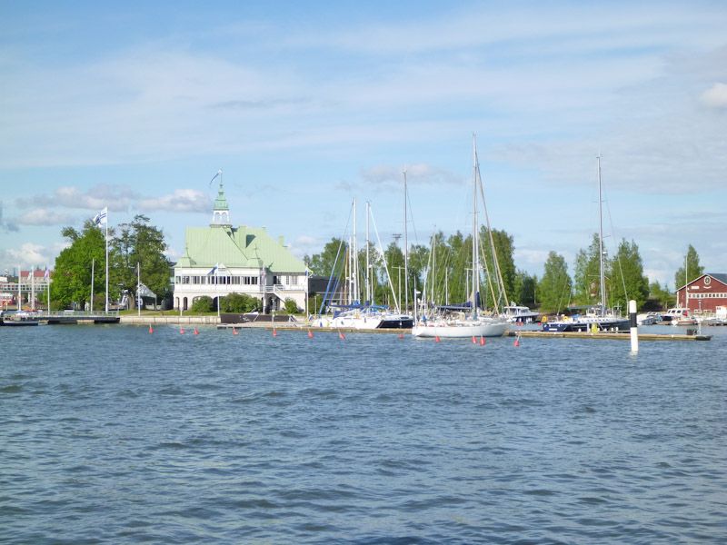 Nette Liegeplätze auf Blekholmen.