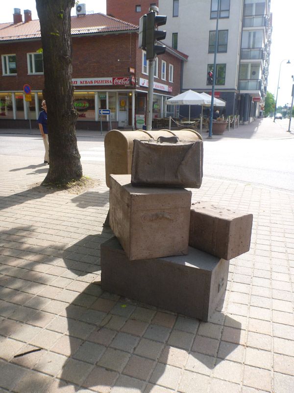 Kunst an der Straßenecke.