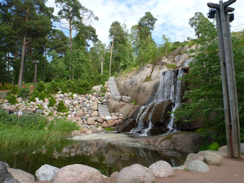 ...des wohl schönsten Parks in Finnland.
