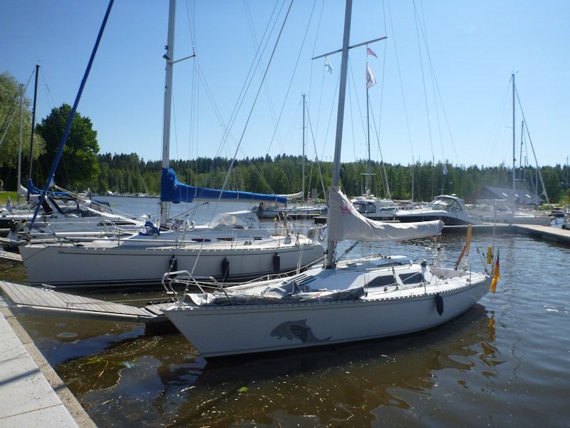 Für Gäste gibt es diesen kleinen Hafen.