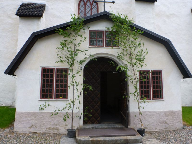 Auch die Domkirche ist geschmückt.