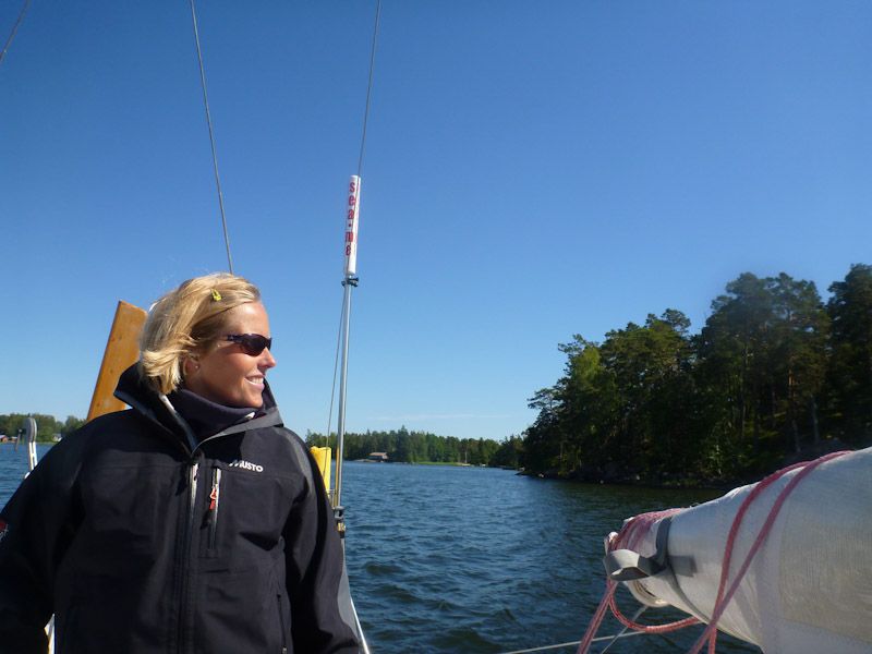 Wir genießen die Schärenlandschaft...