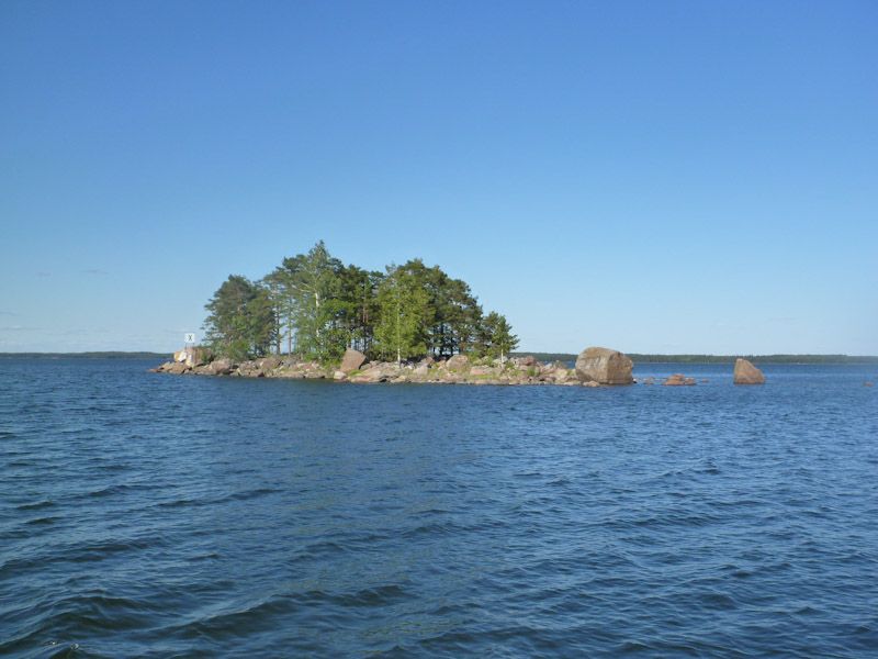 ...und suchen uns schon mal "unsere" Schäre aus.