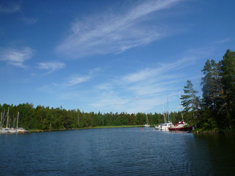 Das ist unsere Bucht - hier bleiben wir.