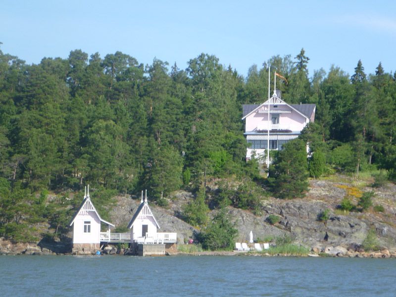 Nette Häuschen stehen hier...