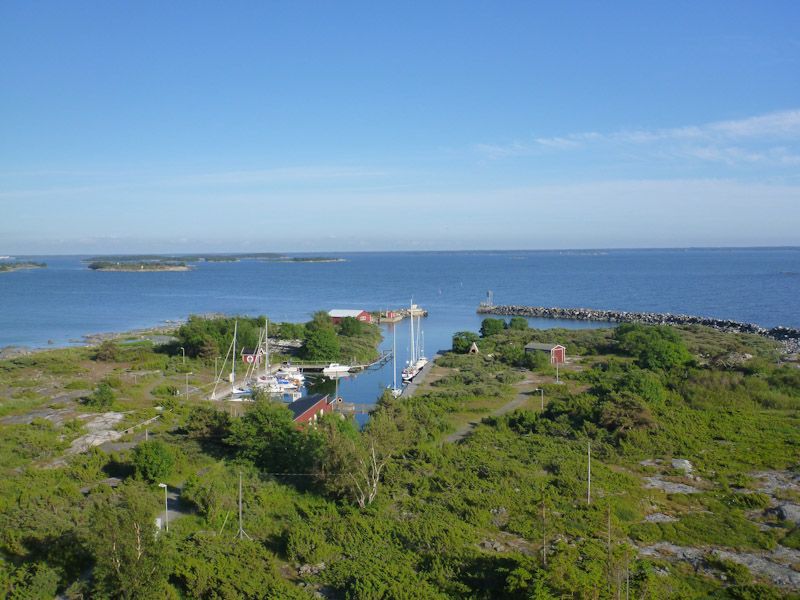 Der kleine Hafen noch mal ohne uns.