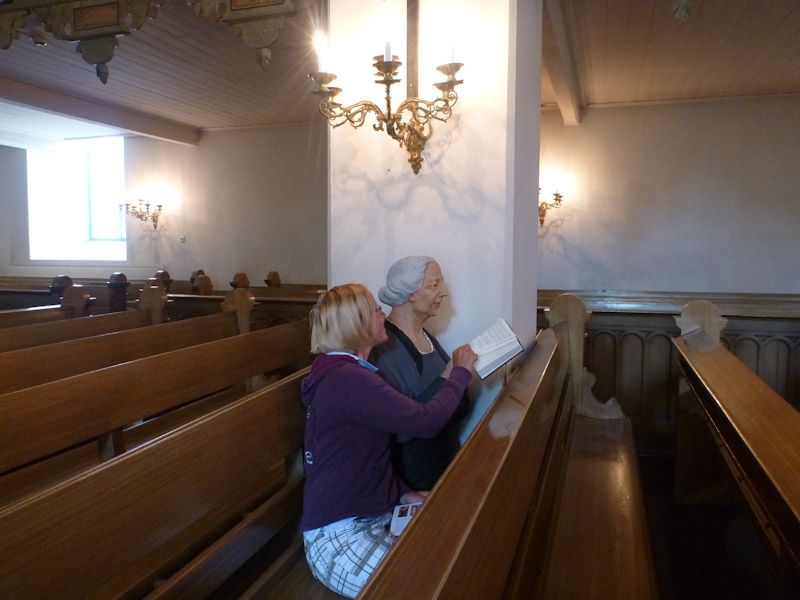 Die Heilig-Kreuz-Kirche aus dem Ende des 15. Jahrhunderts.