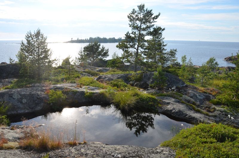 Wir stehen auf dem Felsen der Liebe und genießen den Ausblick (Foto: Andreas).