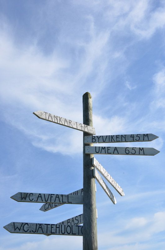 Ein Wegweiser (Foto: Andreas).