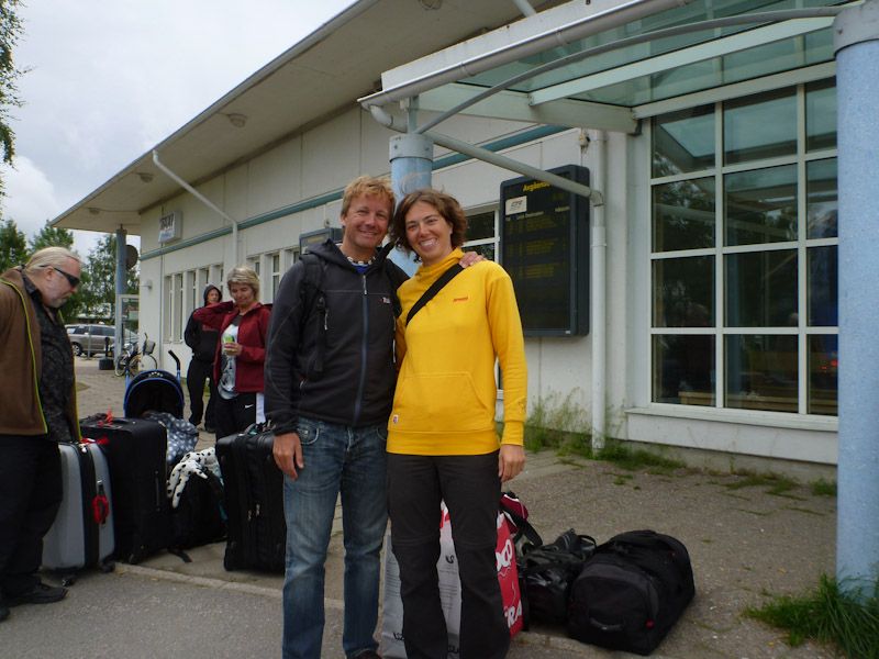 Tschüß ihr beiden! Bis im Oktober in Kiel!