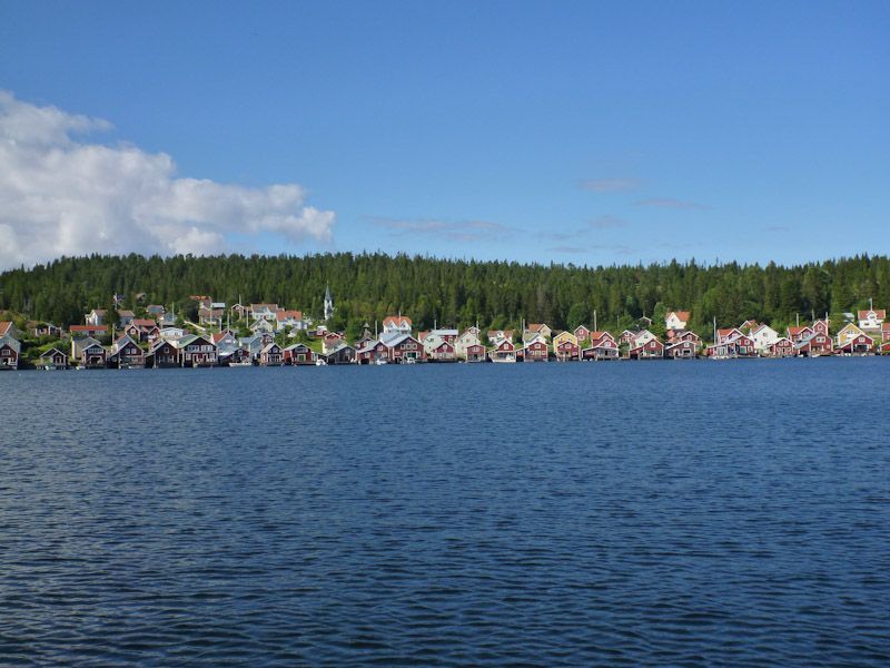 Wir fahren durch den Ulvösund.