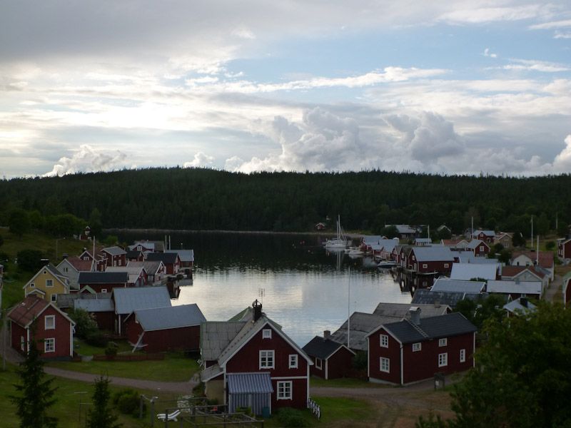 Blick über die Bucht.