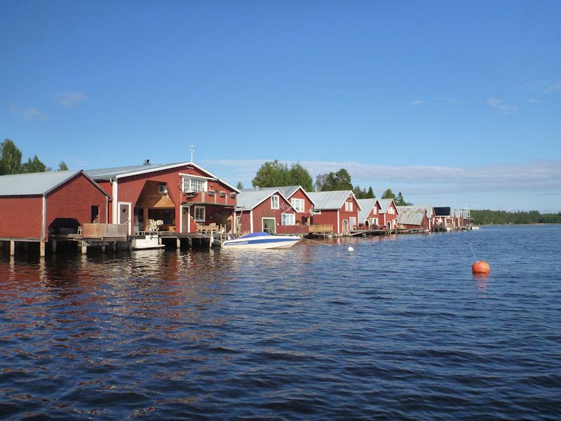 Angekommen in Mellanfjärden.