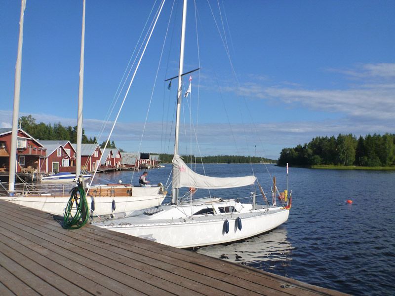 Auch hier ist der Gästehafen nicht allzu voll...