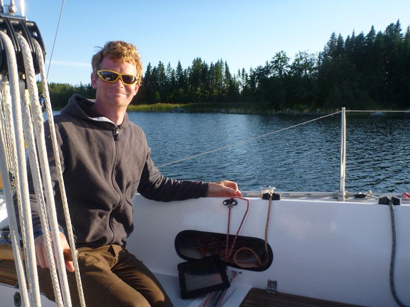 Idyllische Einfahrt nach Skatan.