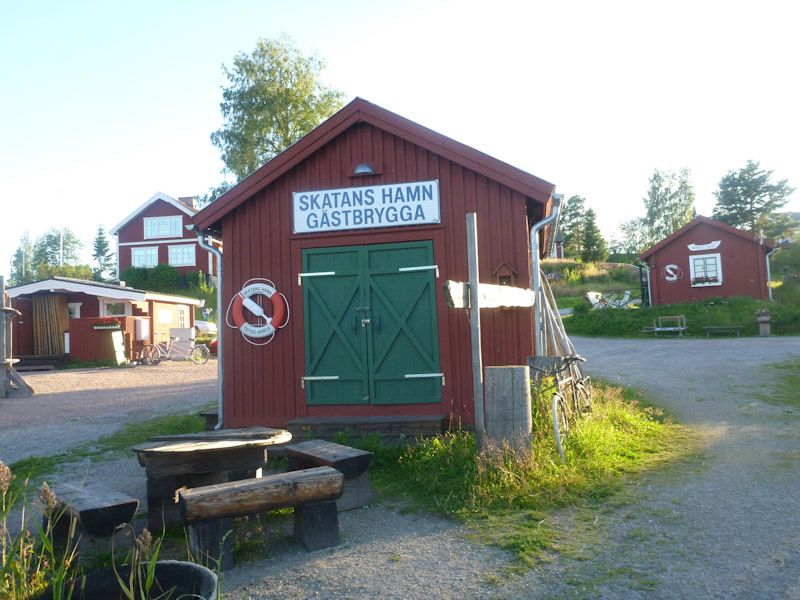 Willkommen im Gästehafen von Skatan.