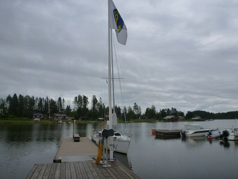 Der Gästesteg ist recht leer...