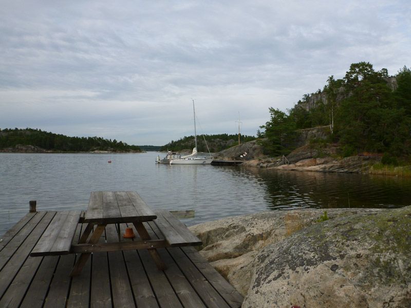 Der Anleger auf Härsön.